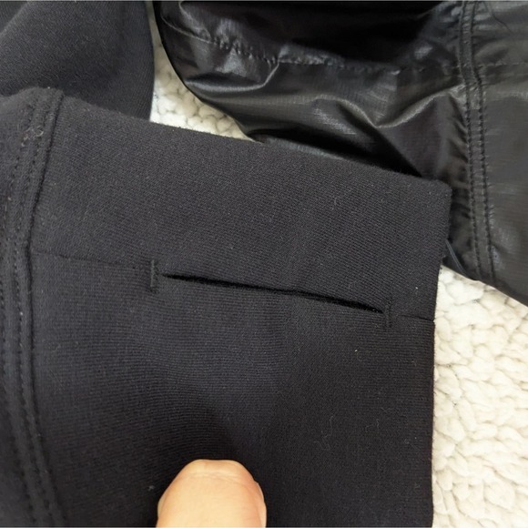 Athleta Windy Point Jacket Small Black Hoodie Full Zipper Windbreaker - Picture 9 of 15